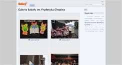 Desktop Screenshot of gallery.fryderykchopin.org