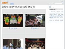 Tablet Screenshot of gallery.fryderykchopin.org